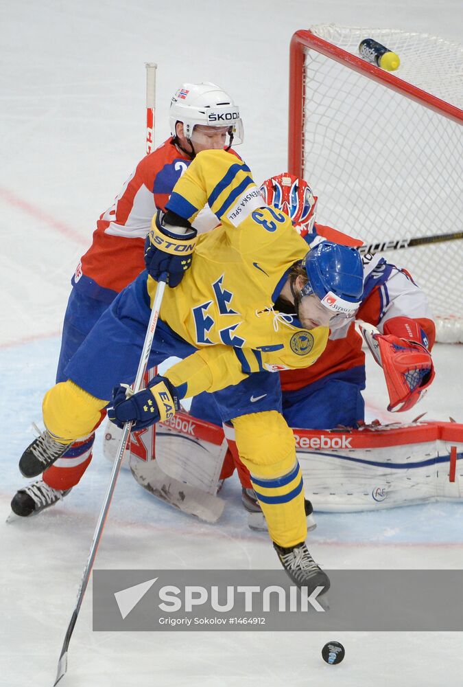 Ice Hockey World Championship. Norway vs. Sweden
