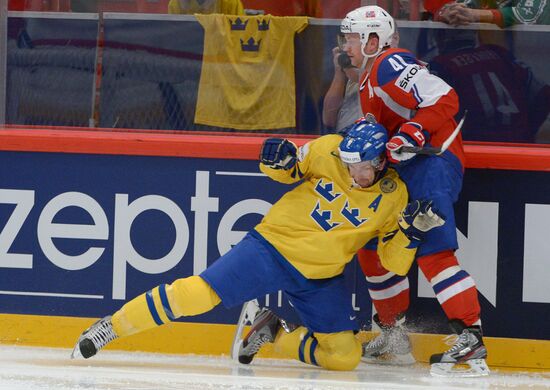 Ice Hockey World Championship. Norway vs. Sweden