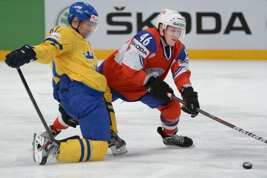 Ice Hockey World Championship. Norway vs. Sweden