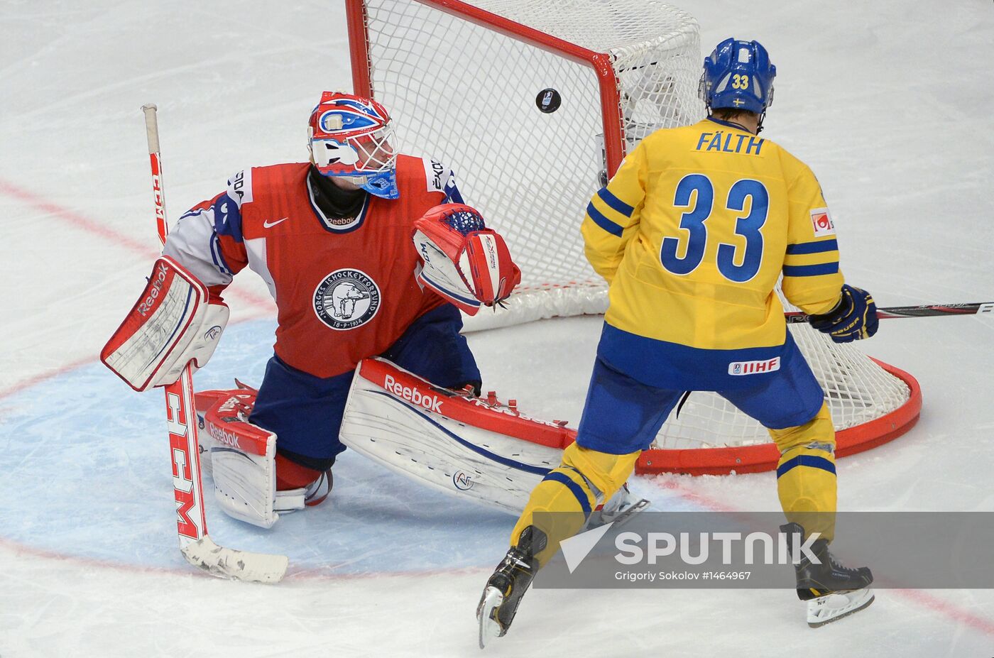Ice Hockey World Championship. Norway vs. Sweden