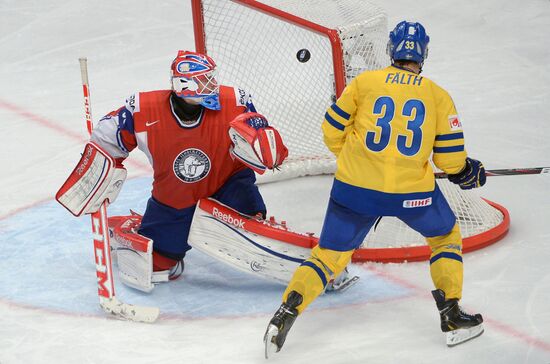 Ice Hockey World Championship. Norway vs. Sweden