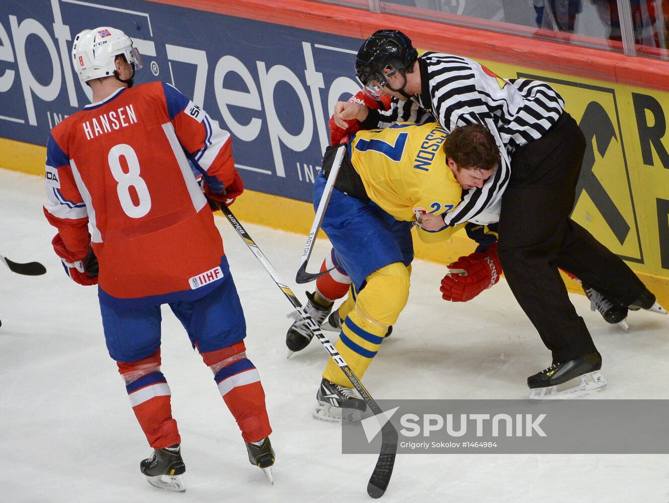 Ice Hockey World Championship. Norway vs. Sweden