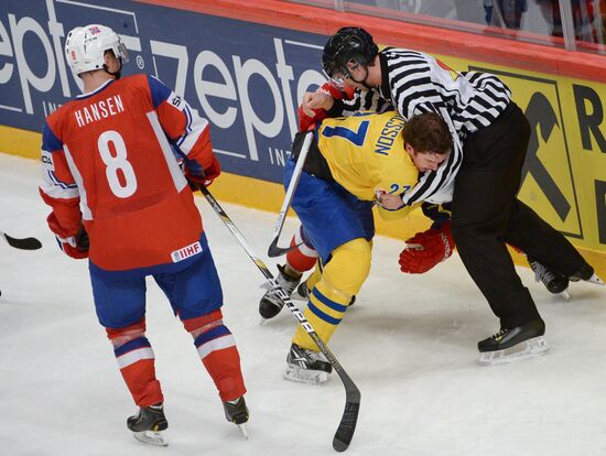 Ice Hockey World Championship. Norway vs. Sweden