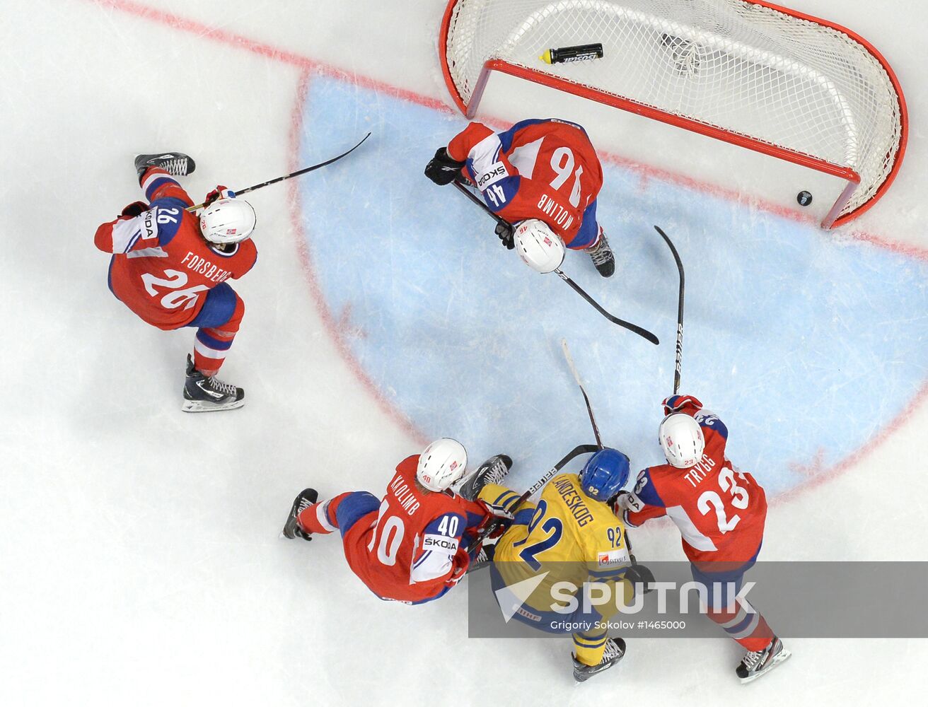 Ice Hockey World Championship. Norway vs. Sweden