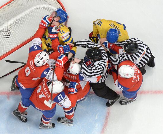 Ice Hockey World Championship. Norway vs. Sweden