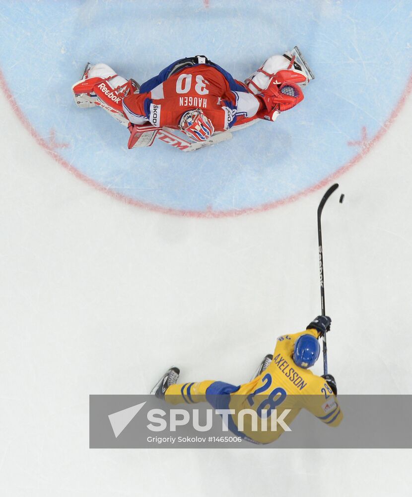 Ice Hockey World Championship. Norway vs. Sweden