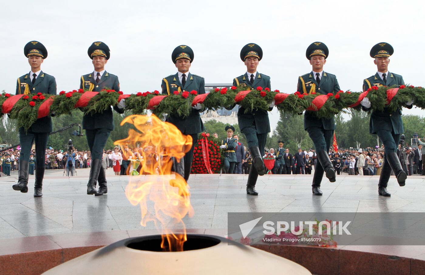 Victory Day celebration in Kyrgyzstan