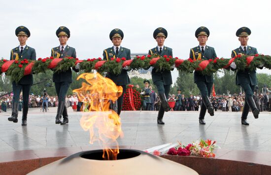 Victory Day celebration in Kyrgyzstan