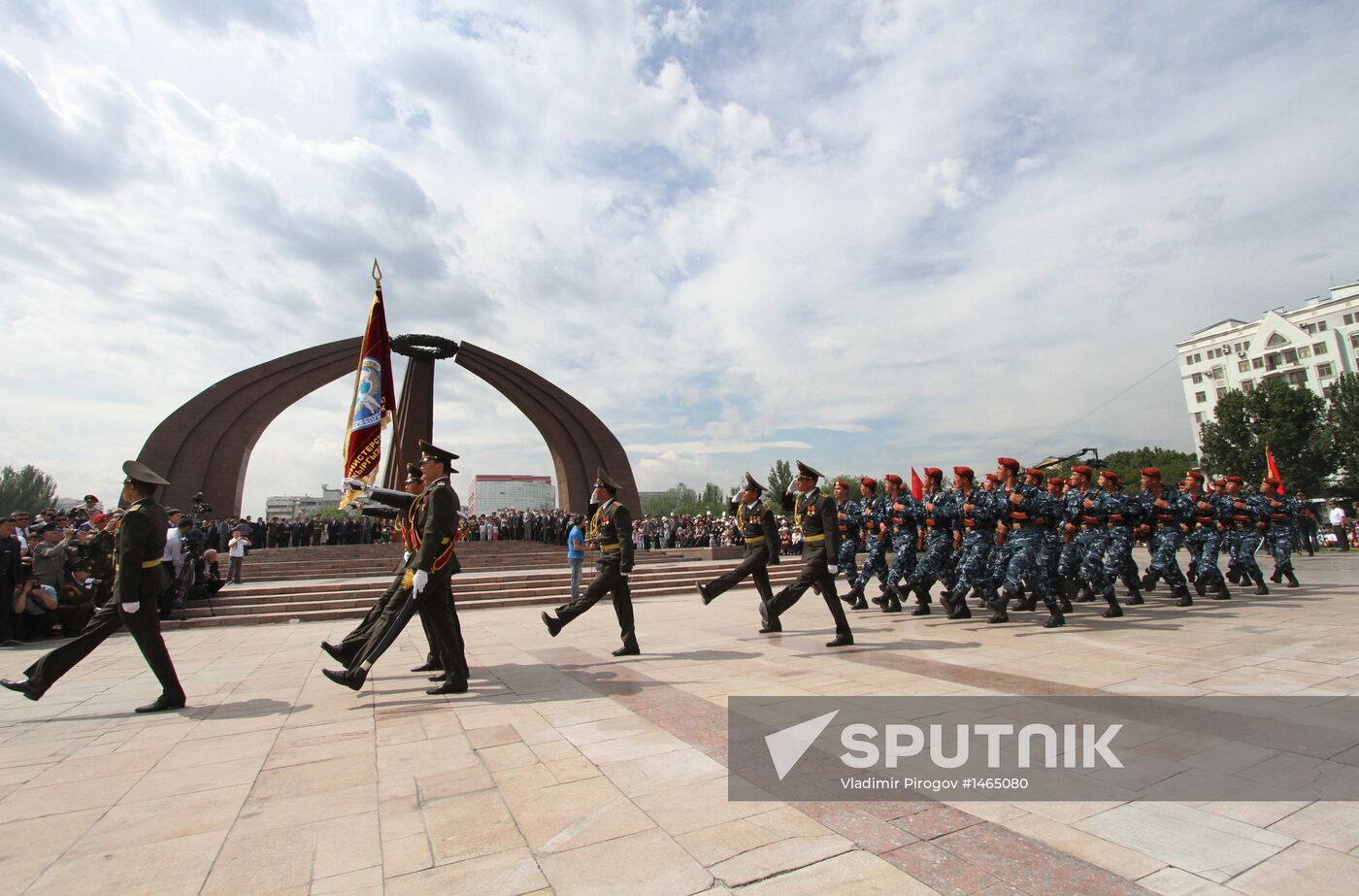 Victory Day celebration in Kyrgyzstan