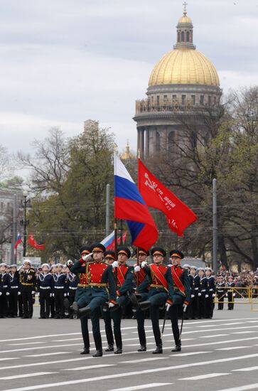 Victory Day parade in St. Petersburg