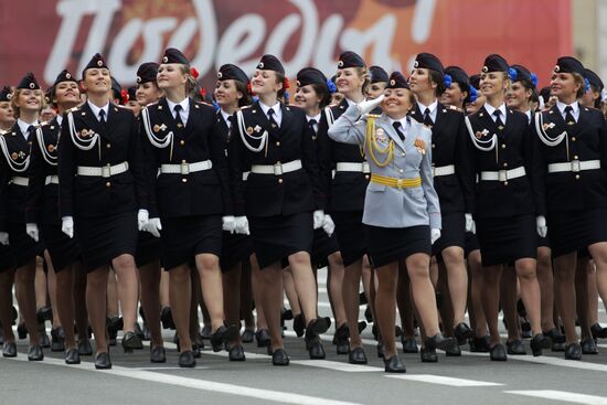 Victory Day parade in St. Petersburg