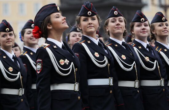 Victory Day parade in St. Petersburg