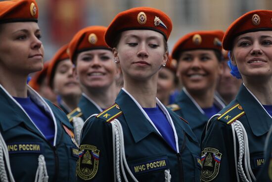 Victory Day parade in St. Petersburg