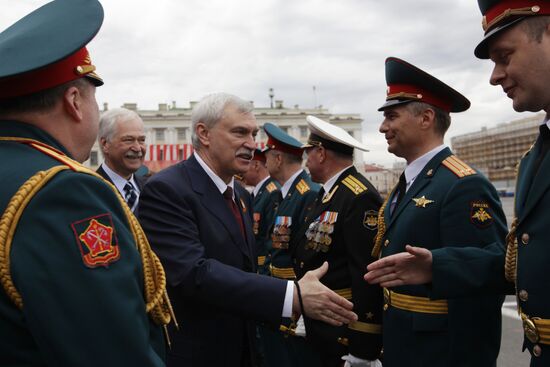Victory Day parade in St. Petersburg