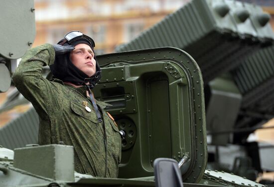 Victory Day parade in St. Petersburg