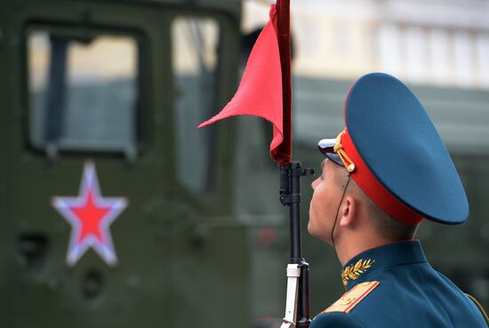 Victory Day parade in St. Petersburg