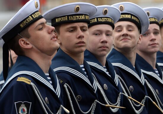 Victory Day parade in St. Petersburg