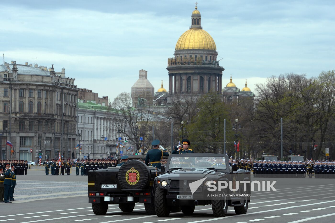 Victory Day parade in St. Petersburg