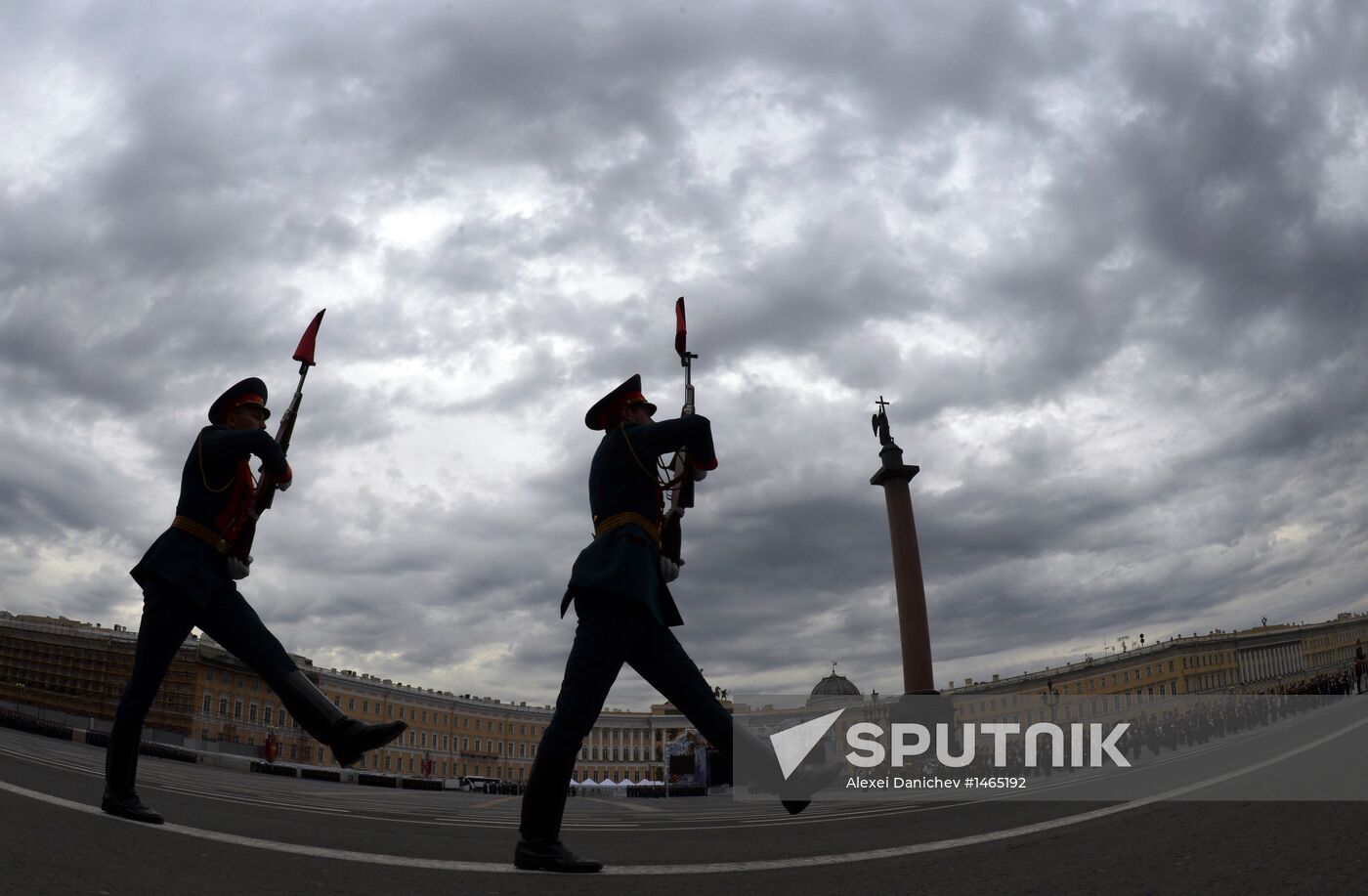 Victory Day parade in St. Petersburg