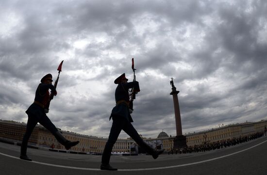 Victory Day parade in St. Petersburg