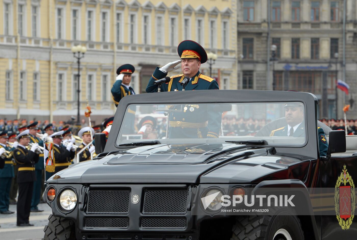 Victory Day parade in St. Petersburg