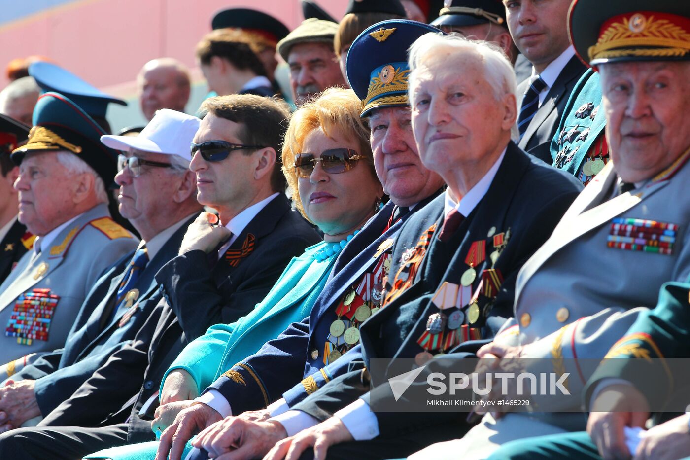 Vladimir Putin attends parade on Red Square