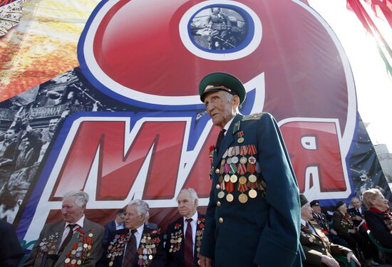 Victory Day celebration in Kyrgyzstan