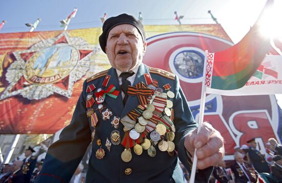Victory Day celebration in Kyrgyzstan