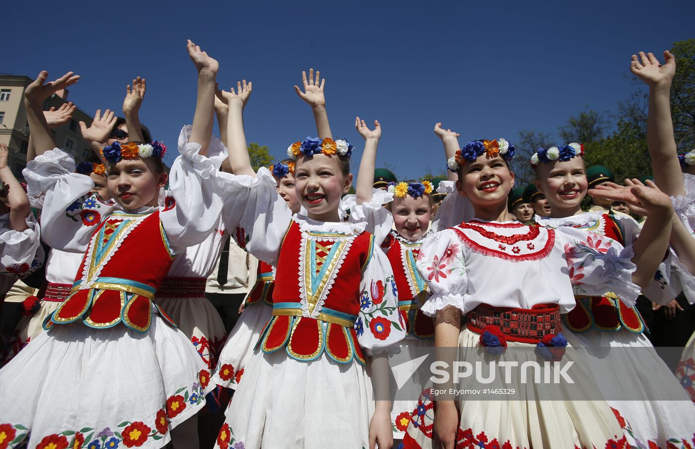Victory Day celebration in Kyrgyzstan