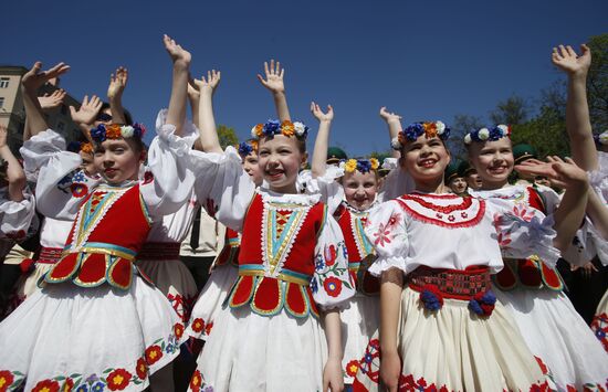 Victory Day celebration in Kyrgyzstan