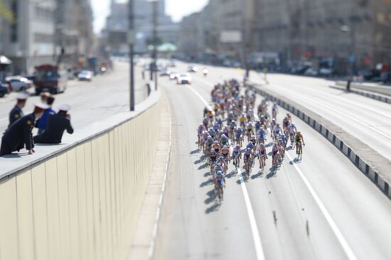 Cycling. Five Rings of Moscow. Garden Ring