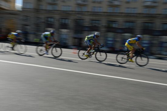 Cycling. Five Rings of Moscow. Garden Ring