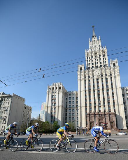 Cycling. Five Rings of Moscow. Garden Ring
