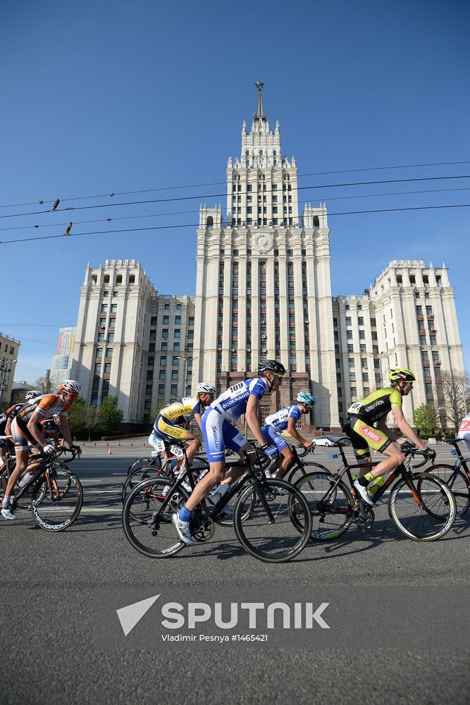 Cycling. Five Rings of Moscow. Garden Ring