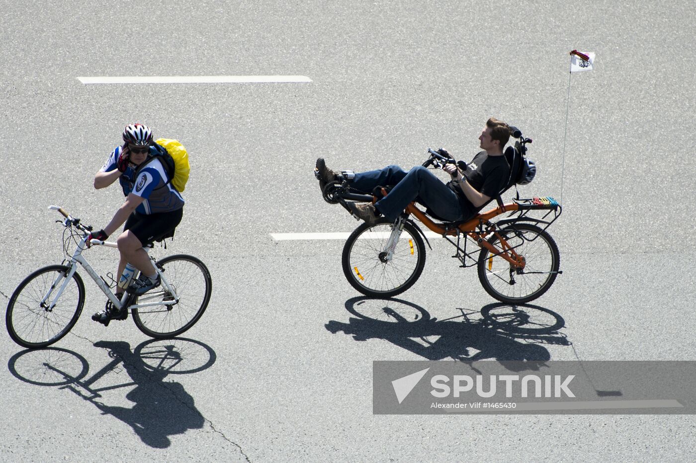 Cycling. Five Rings of Moscow. Garden Ring