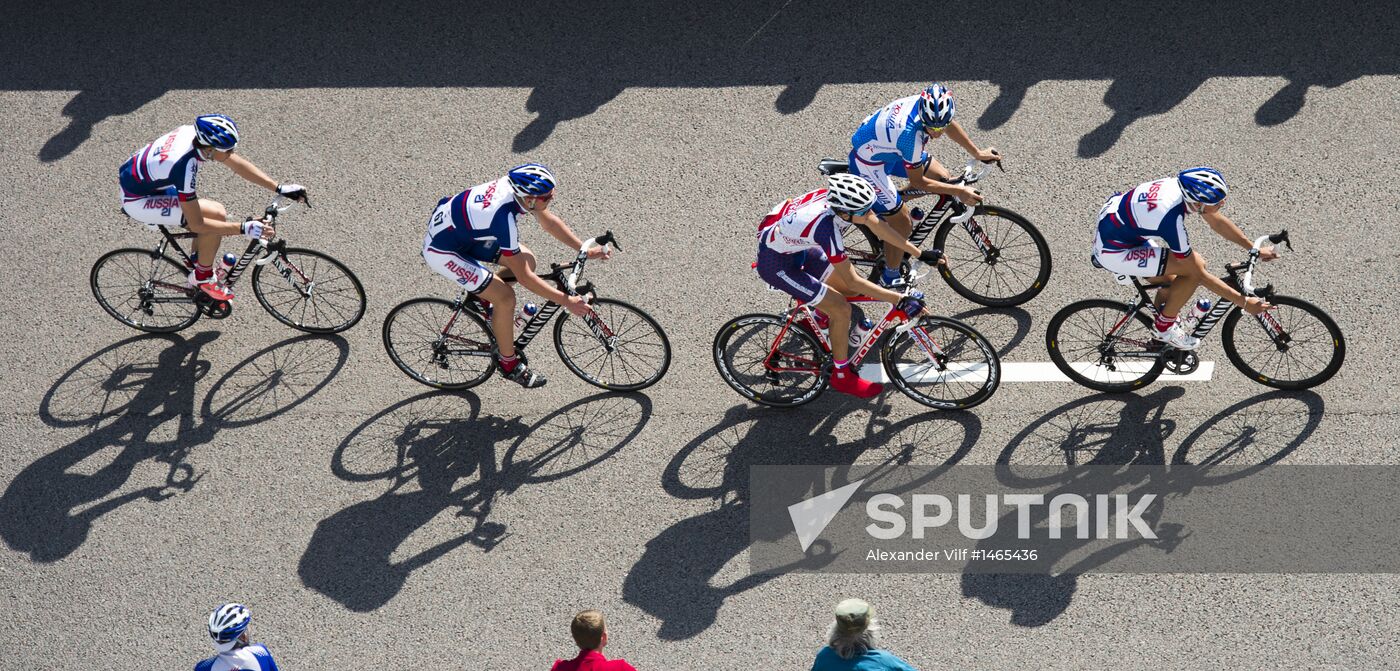 Cycling. Five Rings of Moscow. Garden Ring