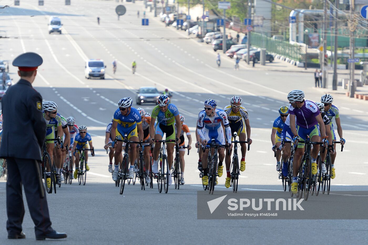 Cycling. Five Rings of Moscow. Garden Ring