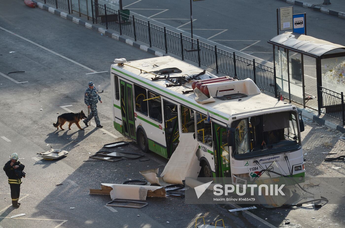 Bus explosion in northern Moscow