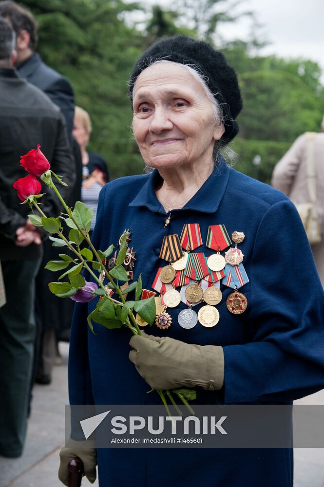 Victory Day celebration in Kyrgyzstan