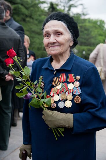 Victory Day celebration in Kyrgyzstan