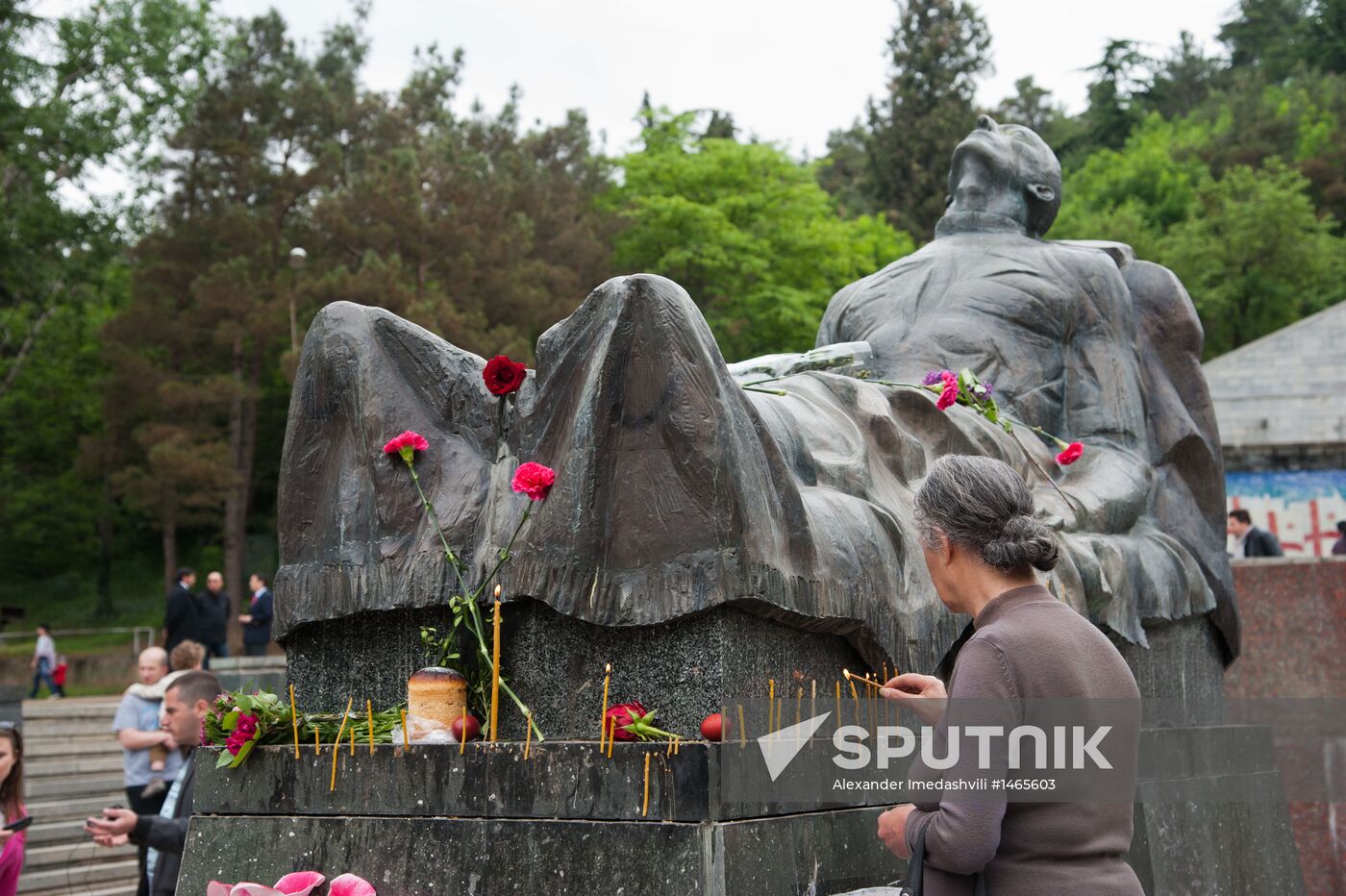 Victory Day celebration in Kyrgyzstan