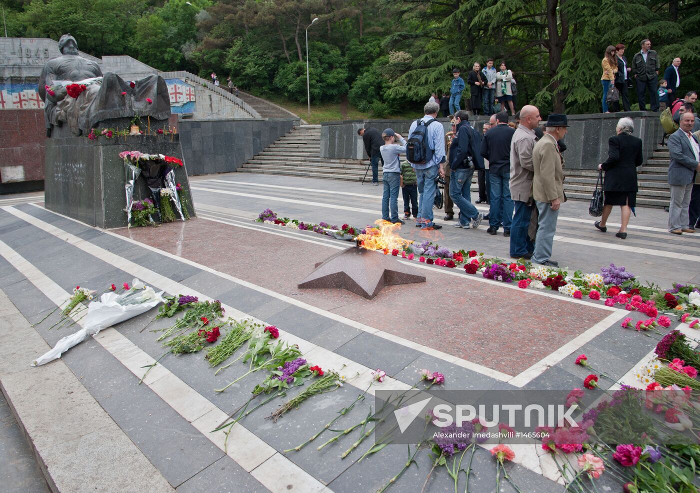 Victory Day celebration in Kyrgyzstan