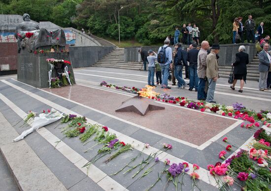 Victory Day celebration in Kyrgyzstan