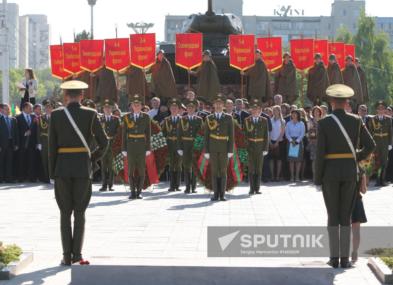 Victory Day celebration in Kyrgyzstan