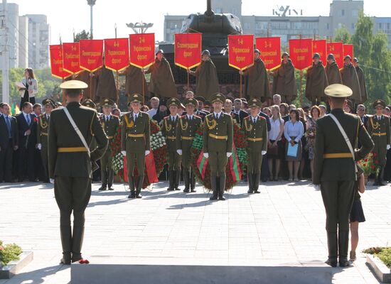 Victory Day celebration in Kyrgyzstan