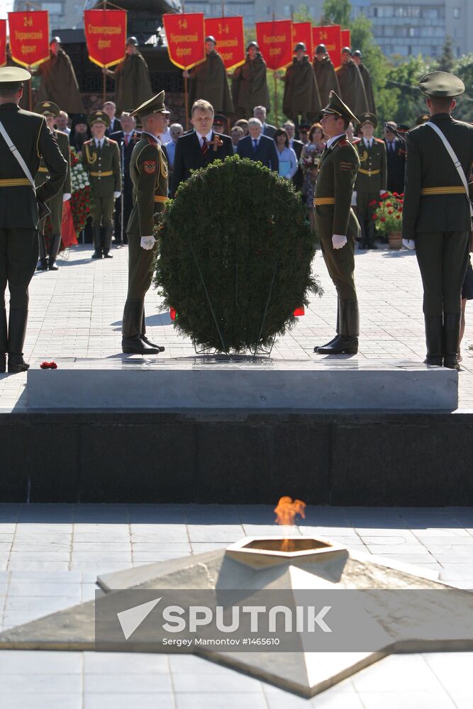 Victory Day celebration in Kyrgyzstan