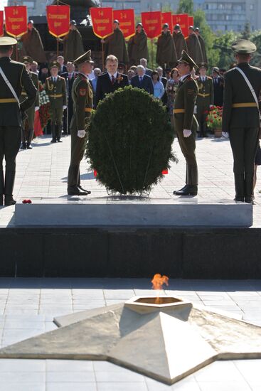 Victory Day celebration in Kyrgyzstan
