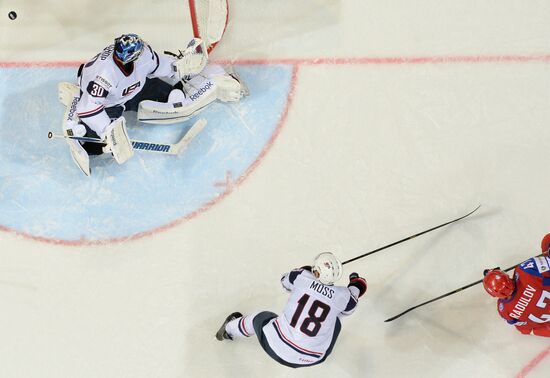 2013 IIHF Ice Hockey World Championship. Russia vs. USA