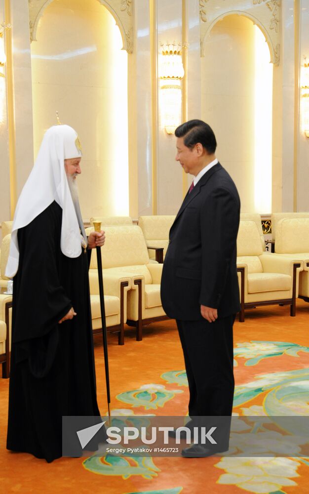 Patriarch Kirill makes first ever visit to China
