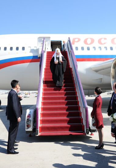 Patriarch Kirill makes first ever visit to China